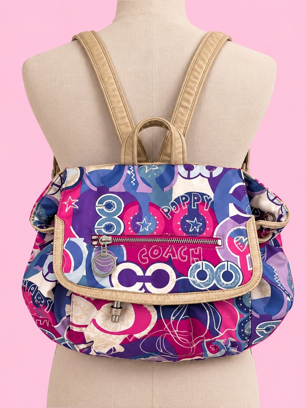Y2K Coach🌸Poppy Limited Edition Backpack